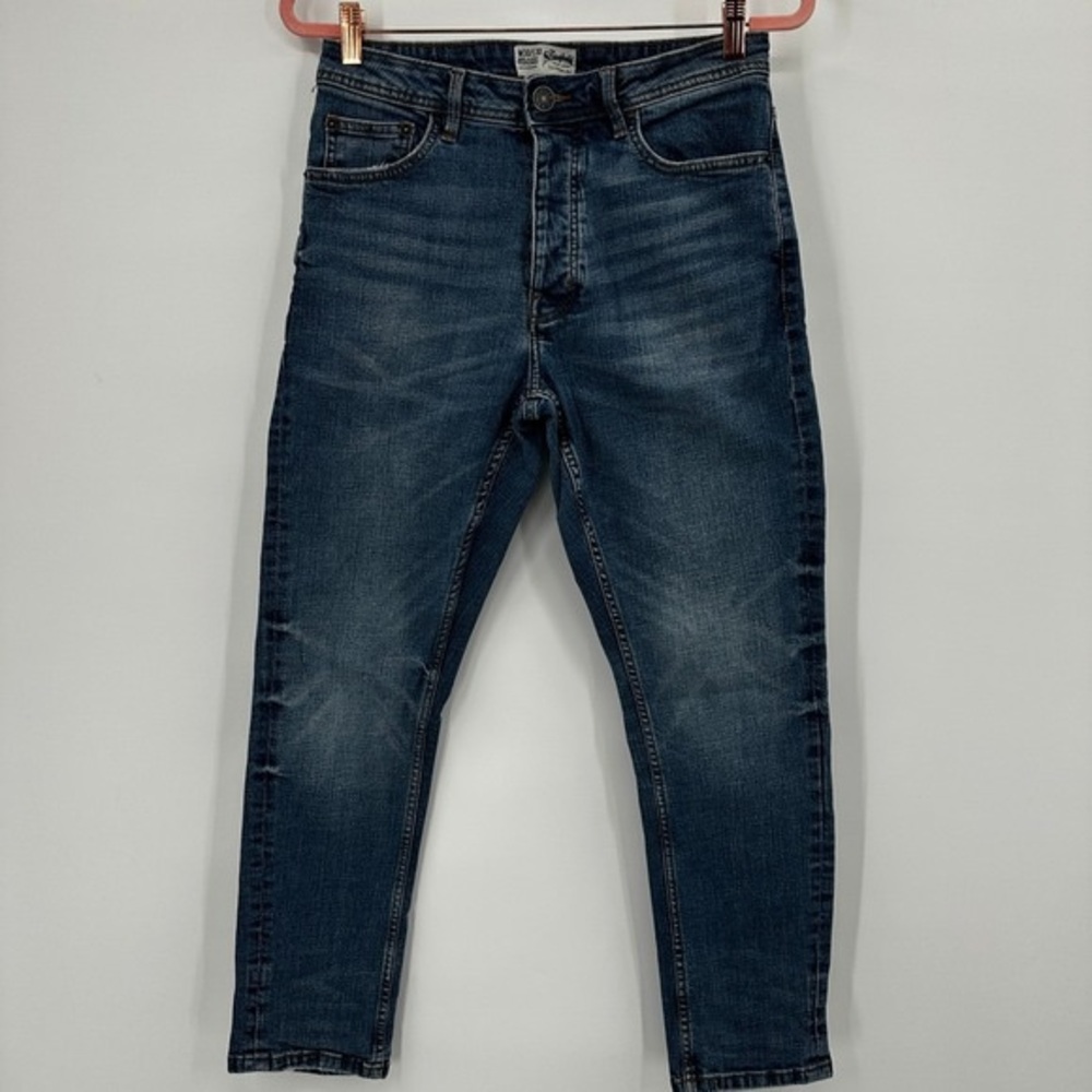 Men's Blue Denim Jeans - Picture 3 of 4
